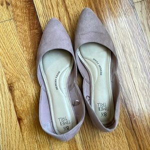 Time and Tru 8.5 Pink Flats